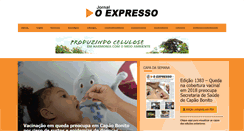 Desktop Screenshot of oexpresso.com.br