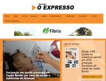 Tablet Screenshot of oexpresso.com.br